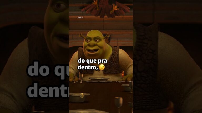 AULA DE ETIQUETA COM FIONA E SHREK!