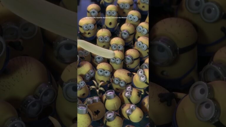 Os MINIONS só queriam uma frutinha!