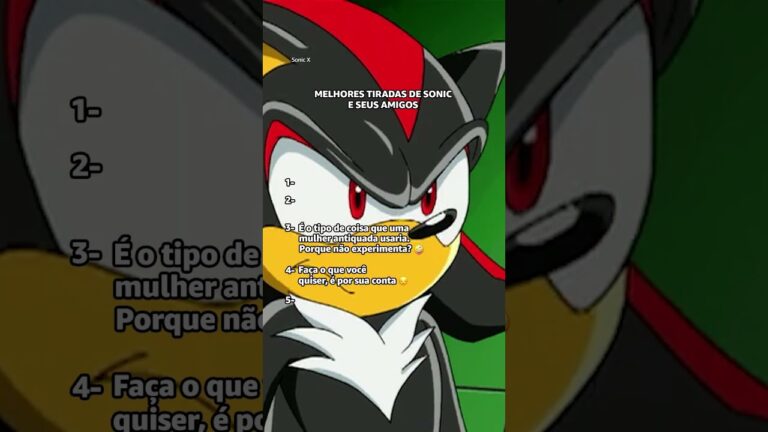 QUEM É O MAIS RÁPIDO NAS TIRADAS EM #SonicX? 👀