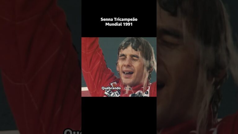 Senna sendo Tricampeão Mundial em 1991!